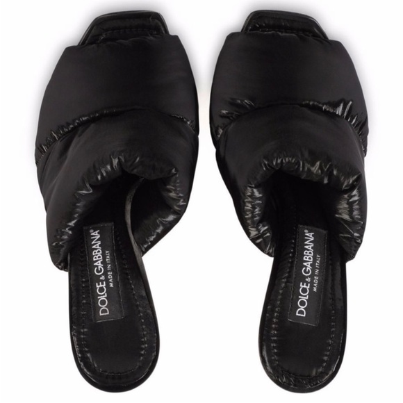 Dolce & Gabbana Quilted Puffer Heels - Picture 8 of 9